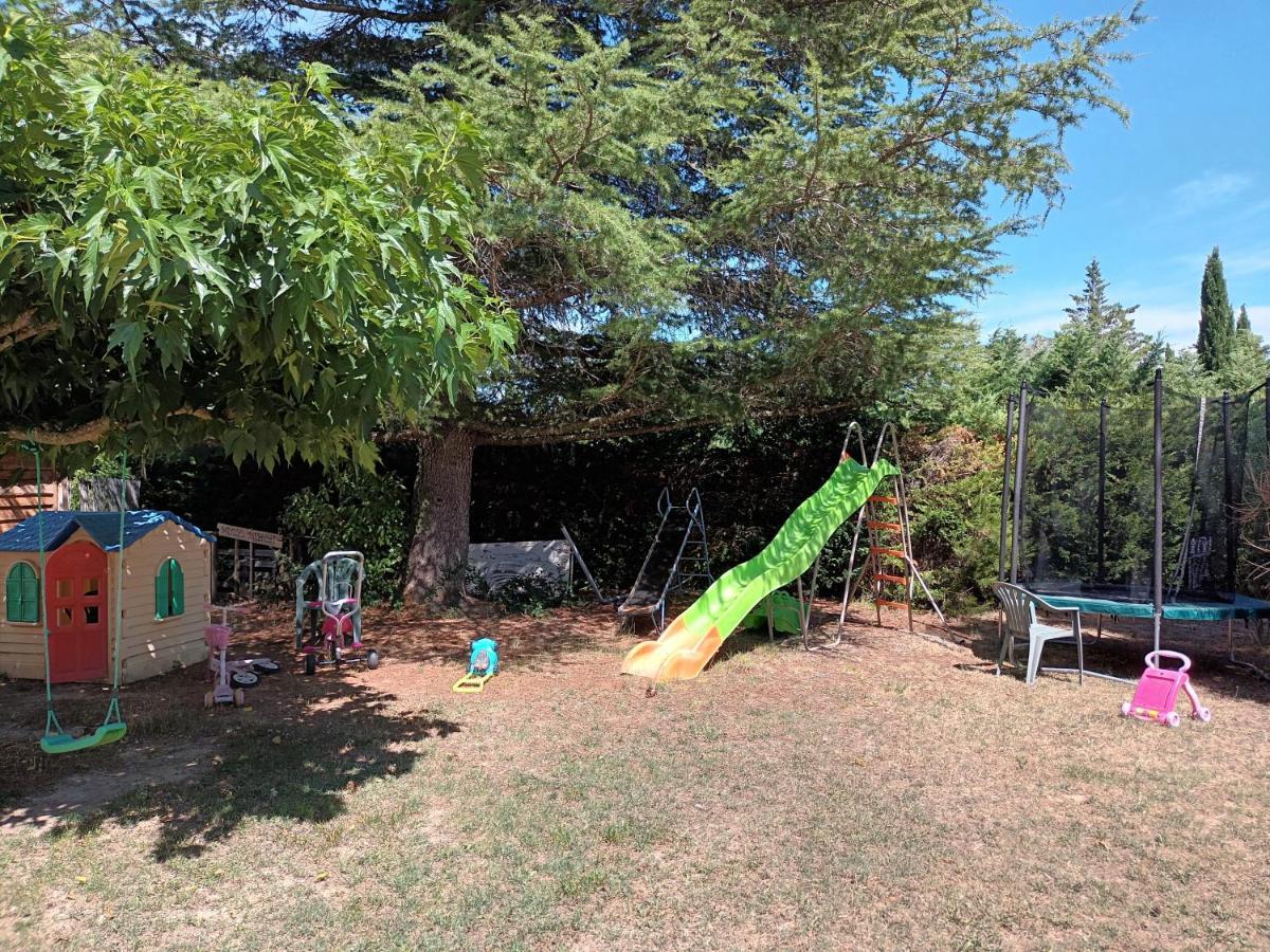 Chalet Banane Devant Piscine, A 6Km Du Festival De Piano De La Roque D'Antheron Rognes Exterior foto